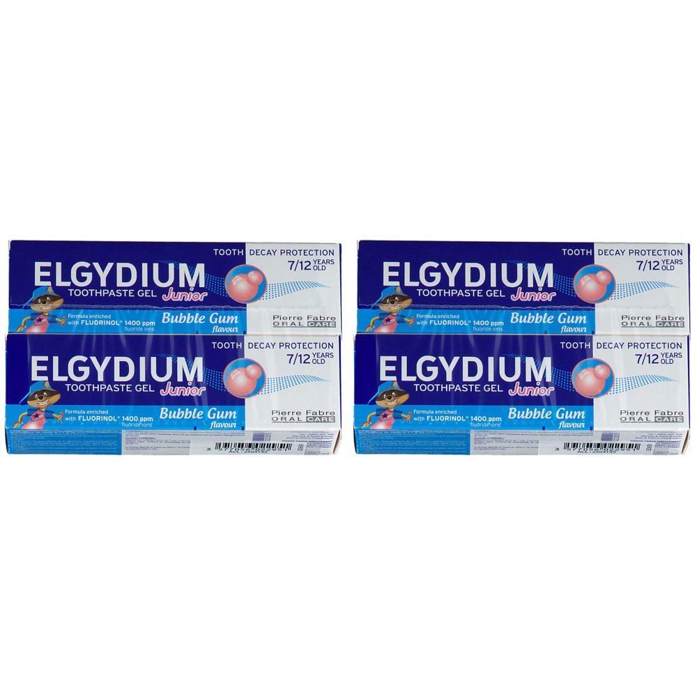 Elgydium Junior Gel Dentifrice Bubble Gum