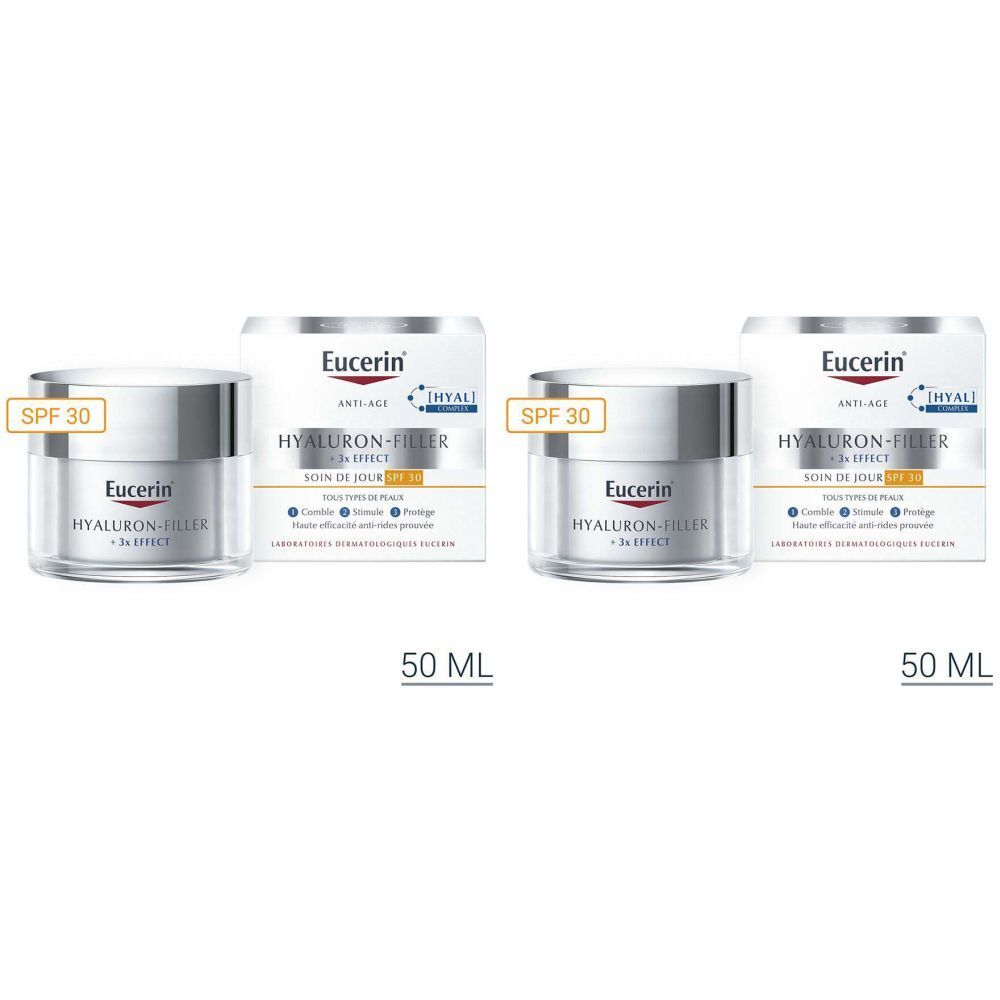 Eucerin® Hyaluron-Filler + 3x Effect Soin de Jour SPF 30