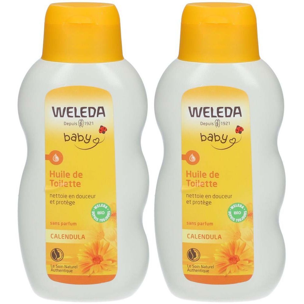 Weleda huile de toilette bébé calendula
