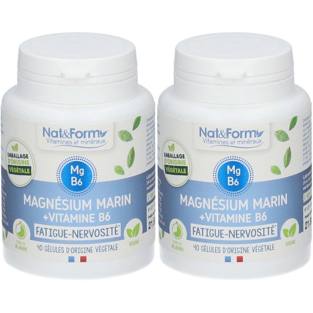 Nat & Form magnésium vitamine B6