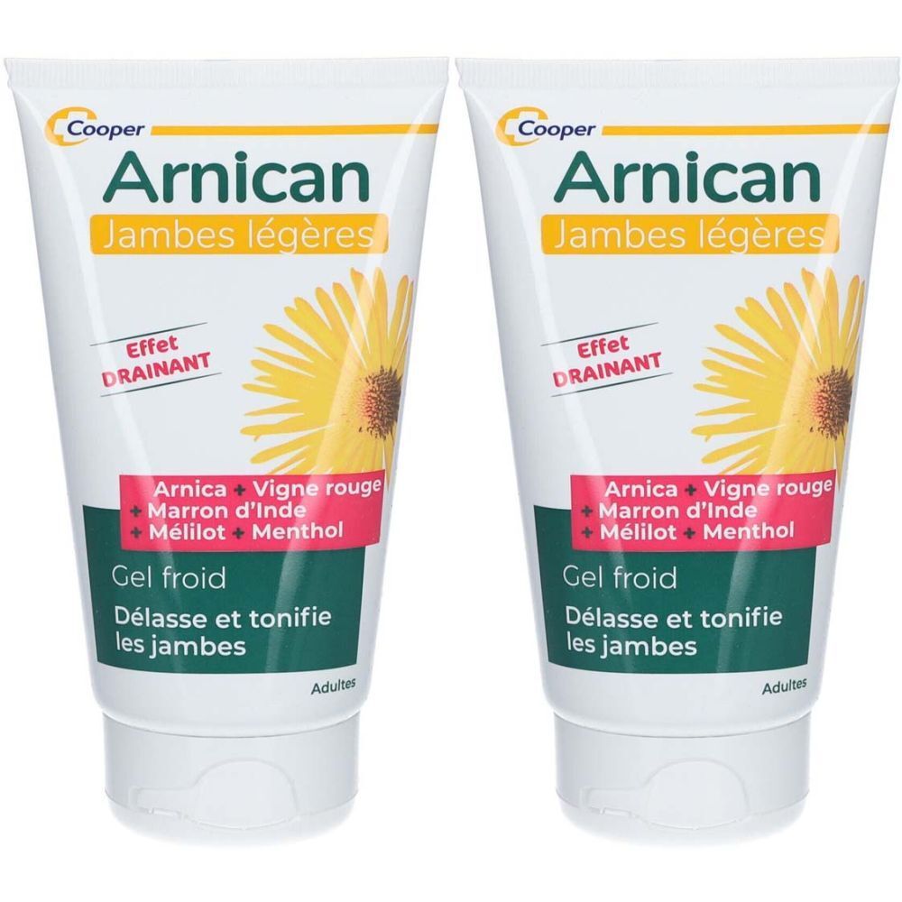 Arnicactiv Jambes Légères Gel froid effet drainant