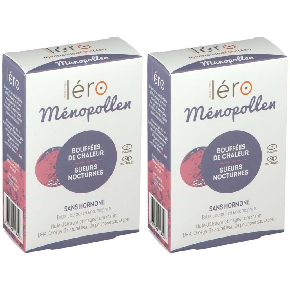 Laboratoire Léro Ménopollen Bouffées de chaleur