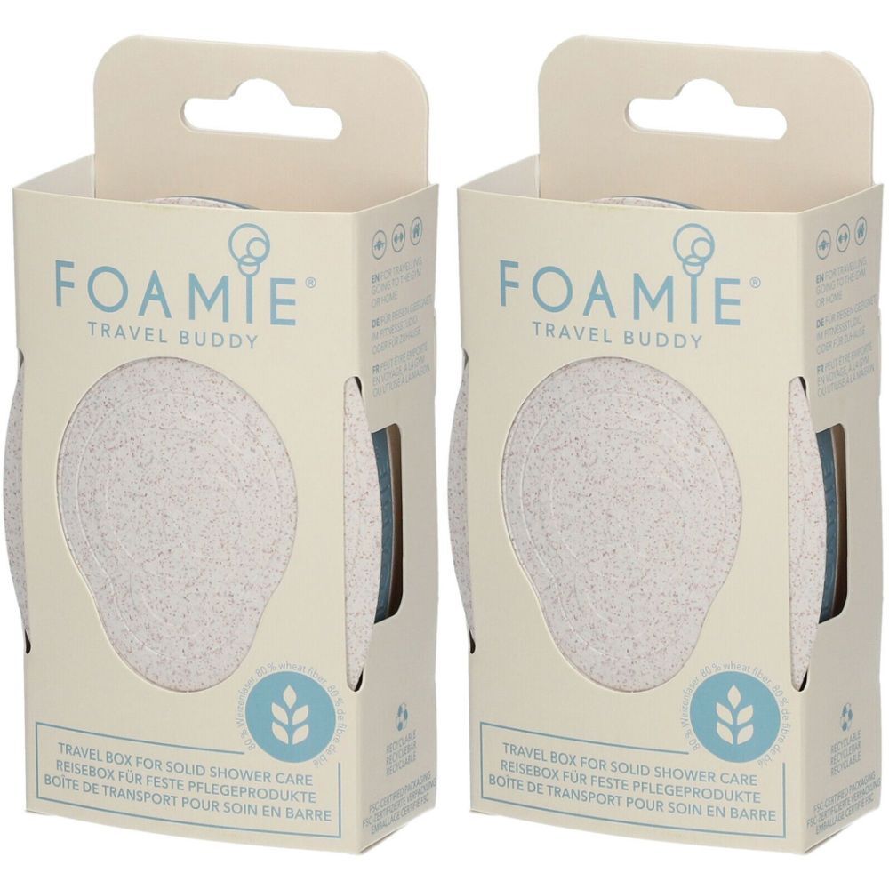 Foamie® Travel Buddy Boîte à savon Shampoing solide