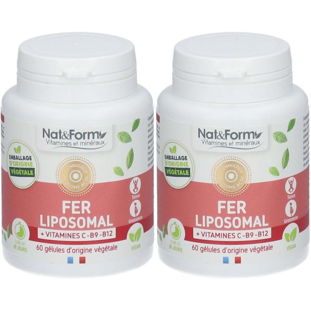 Nat & Form Fer liposomal + Vitamine C