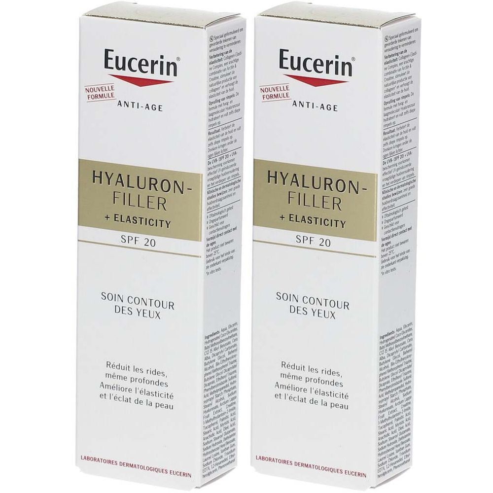 Eucerin® Hyaluron-Filler + Elasticity Contour des Yeux SPF 20