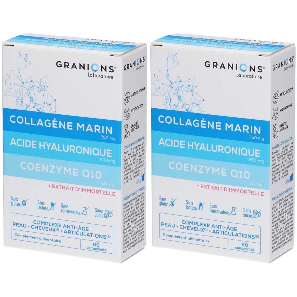 Laboratoire des Granions® Complexe Collagène, Acide Hyaluronique & Coenzyme Q10