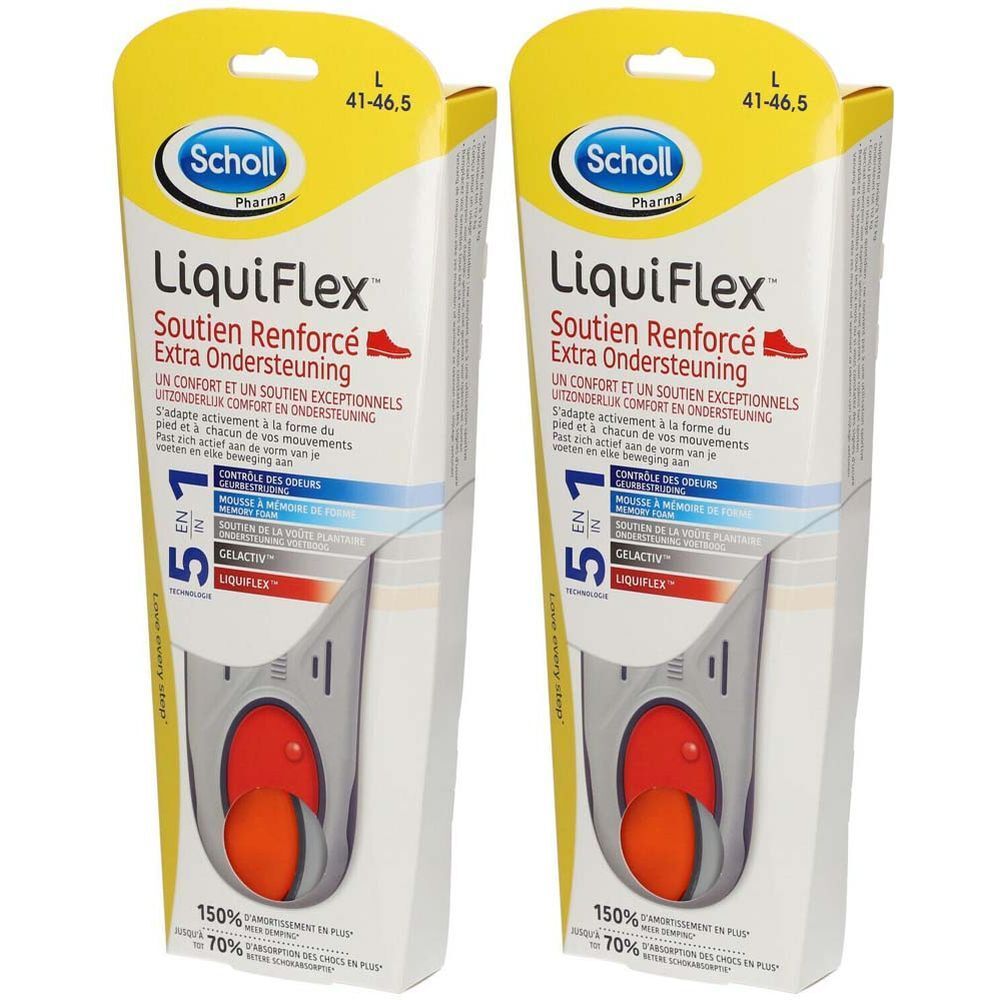 Scholl LiquiFlex™ Einlegesohlen Verstärkte Unterstützung Herren T2 (41-46.5)