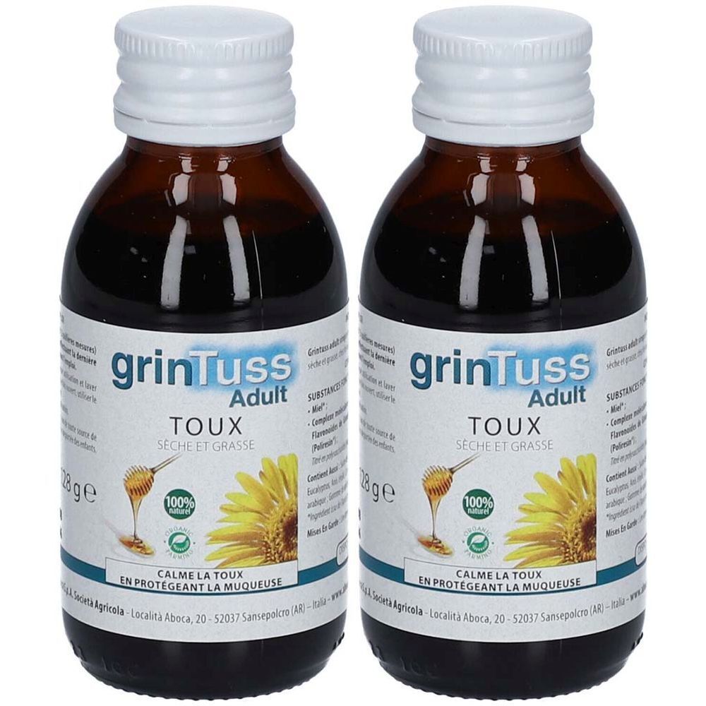 Grintuss Adult Toux Sirop -  Tous types de toux