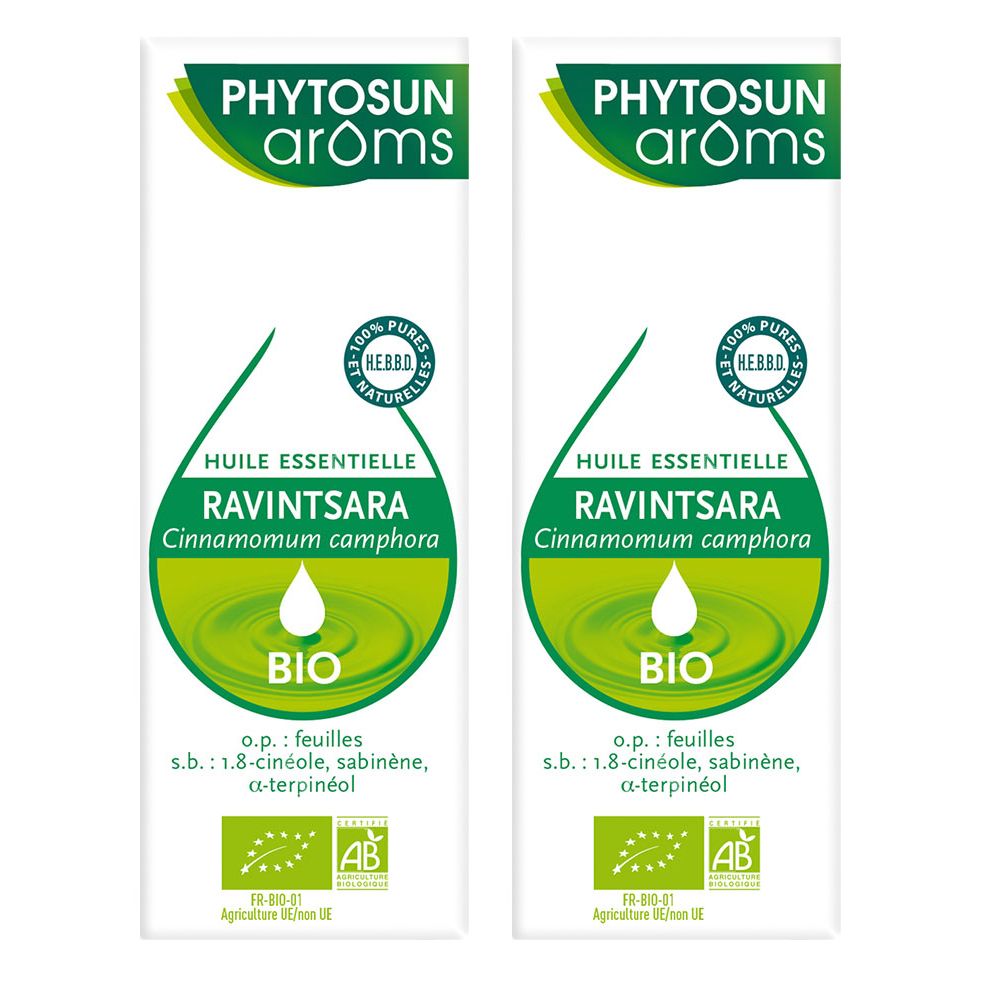 Phytosun arôms – Huile Essentielle Ravintsara BIO – 100 % pure et naturelle – 5 ml