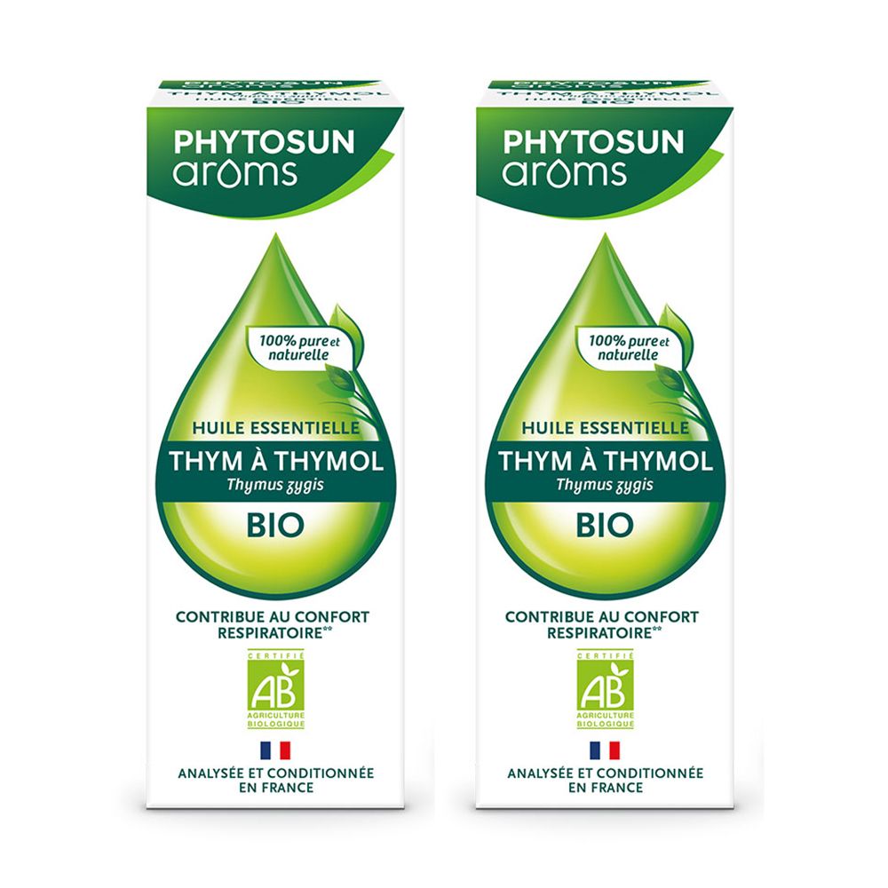 Phytosun Arôms Huile Essentielle Bio Thym à Thymol 10ml
