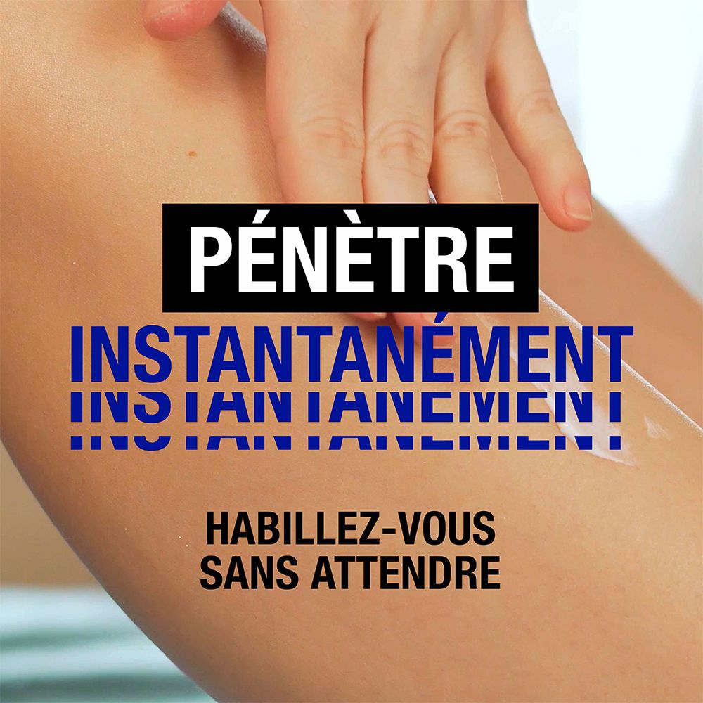 Texte: Pénètre instantanément. Habillez-vous sans attendre.
