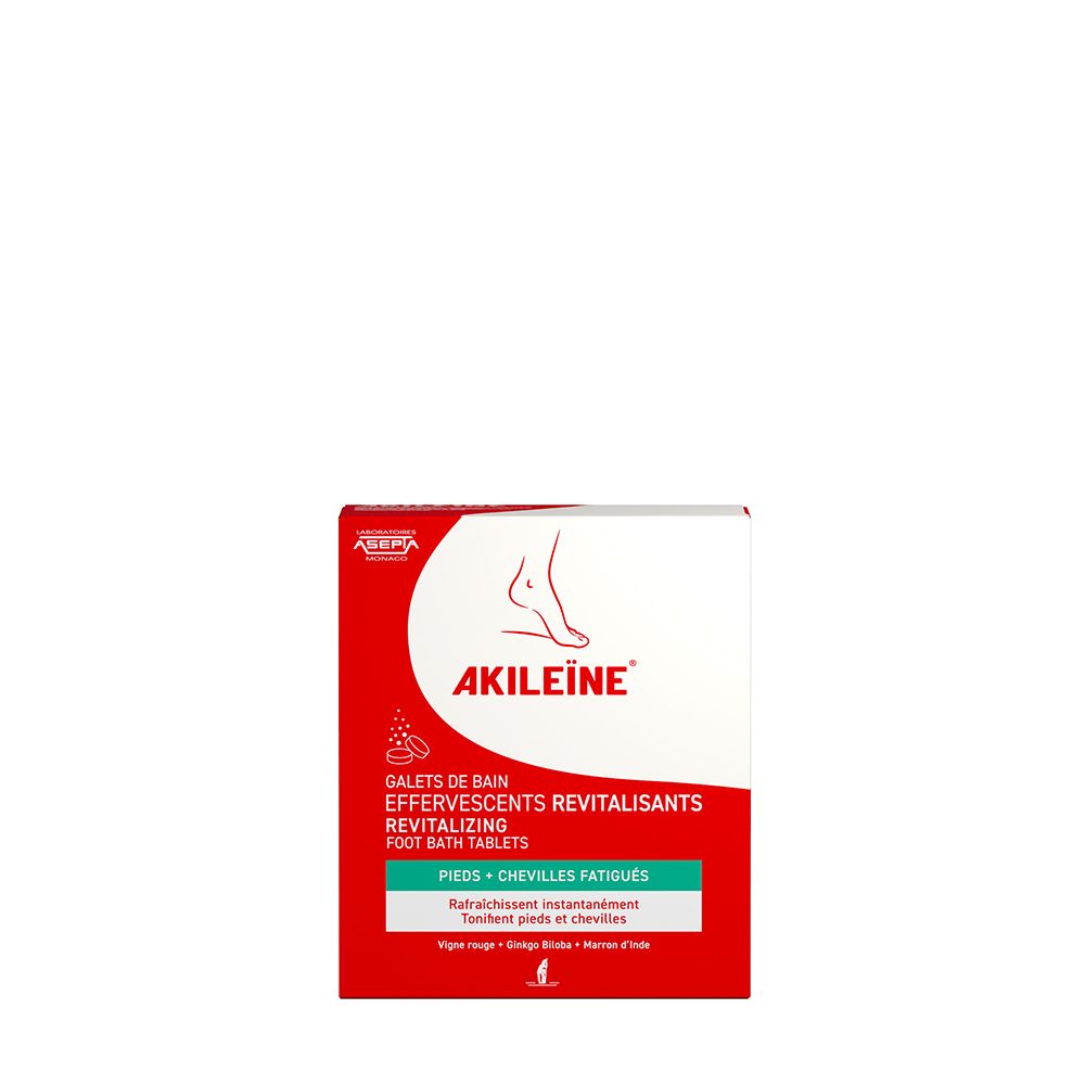 Akileïne Galets de Bain Effervescents Revitalisants