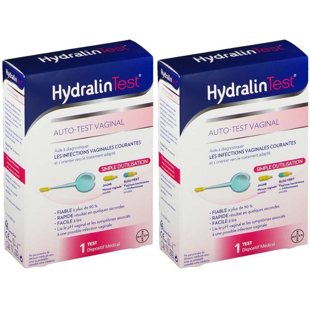 HydralinTest® Test d'auto-diagnostic vaginal 1 test