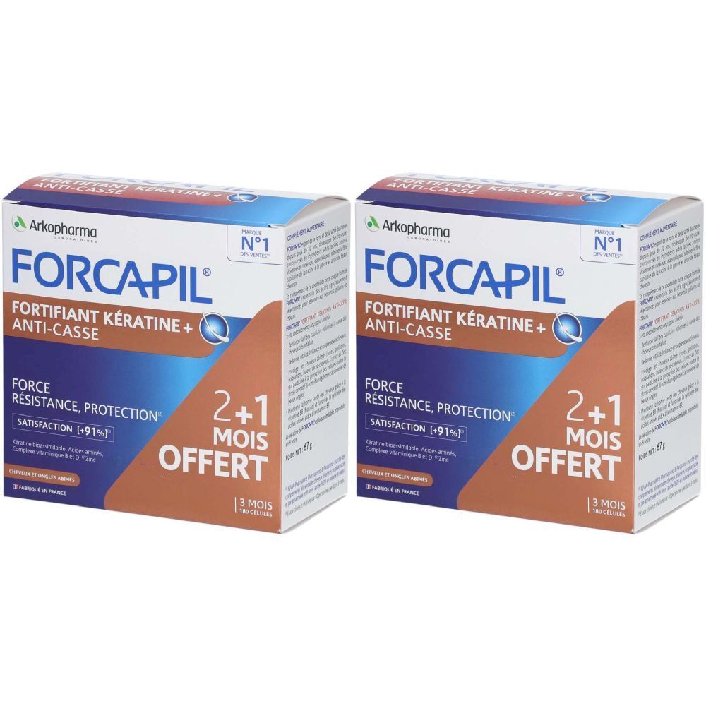 Arkopharma Forcapil® Keratin+ Cheveux et Ongles