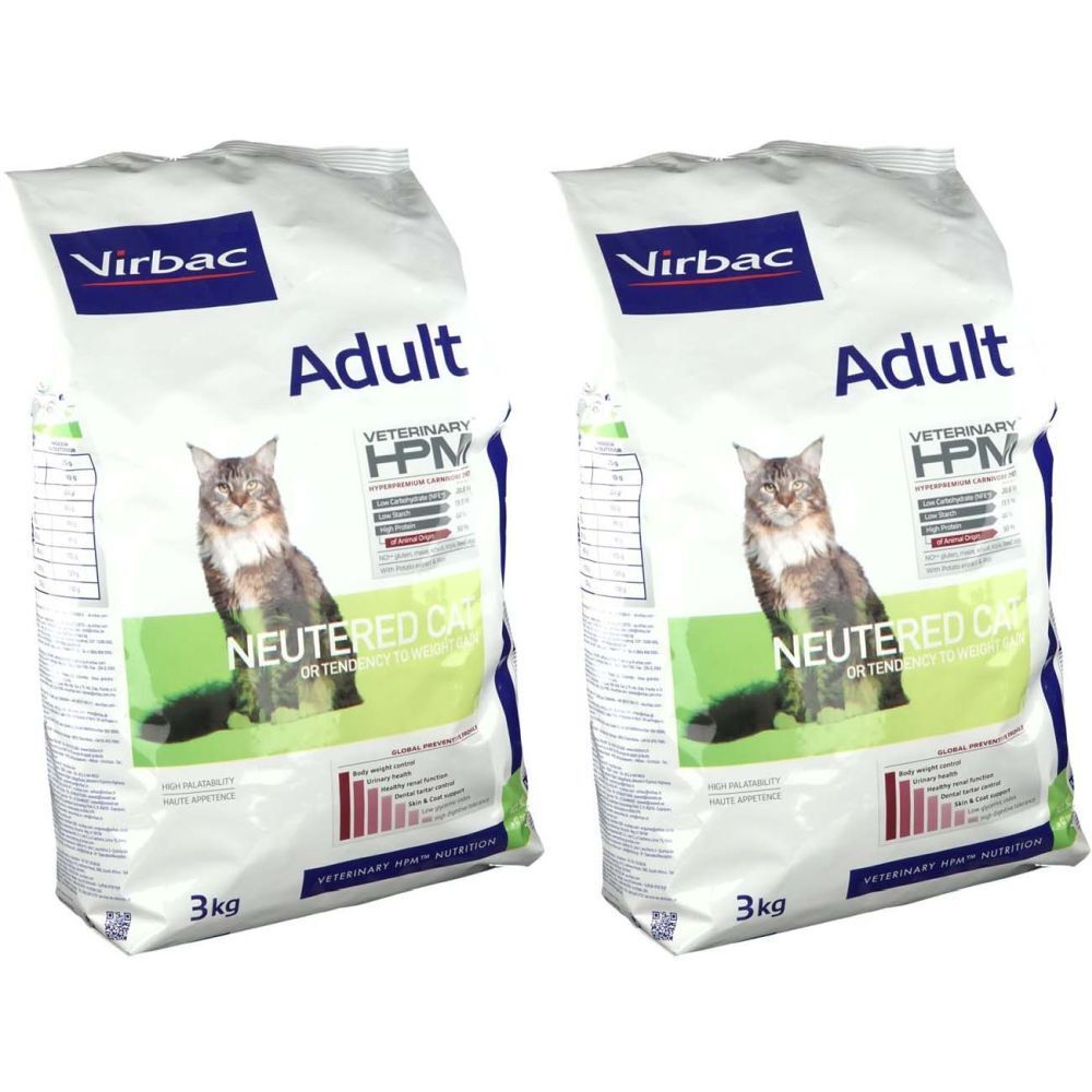Virbac Veterinary Hpm® Neutered Adult Croquette chat stérilisé adulte