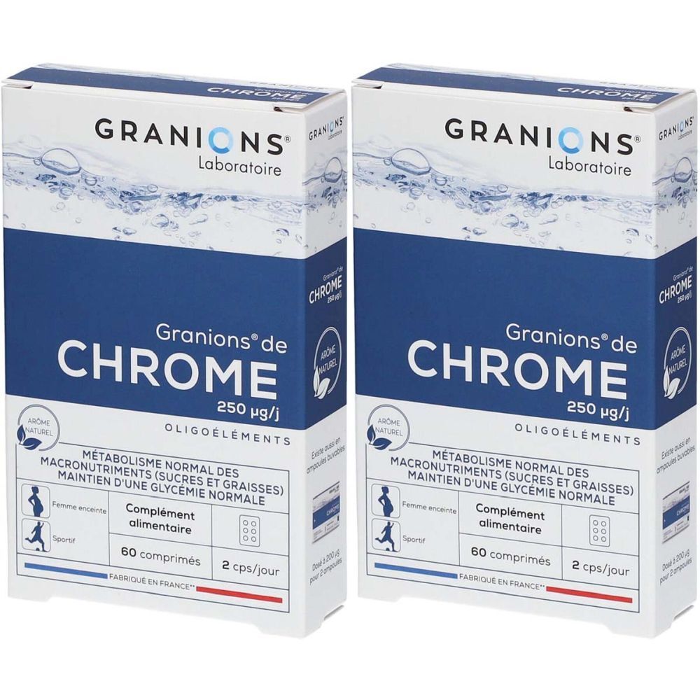 Laboratoire des Granions® Chrome 250 µg