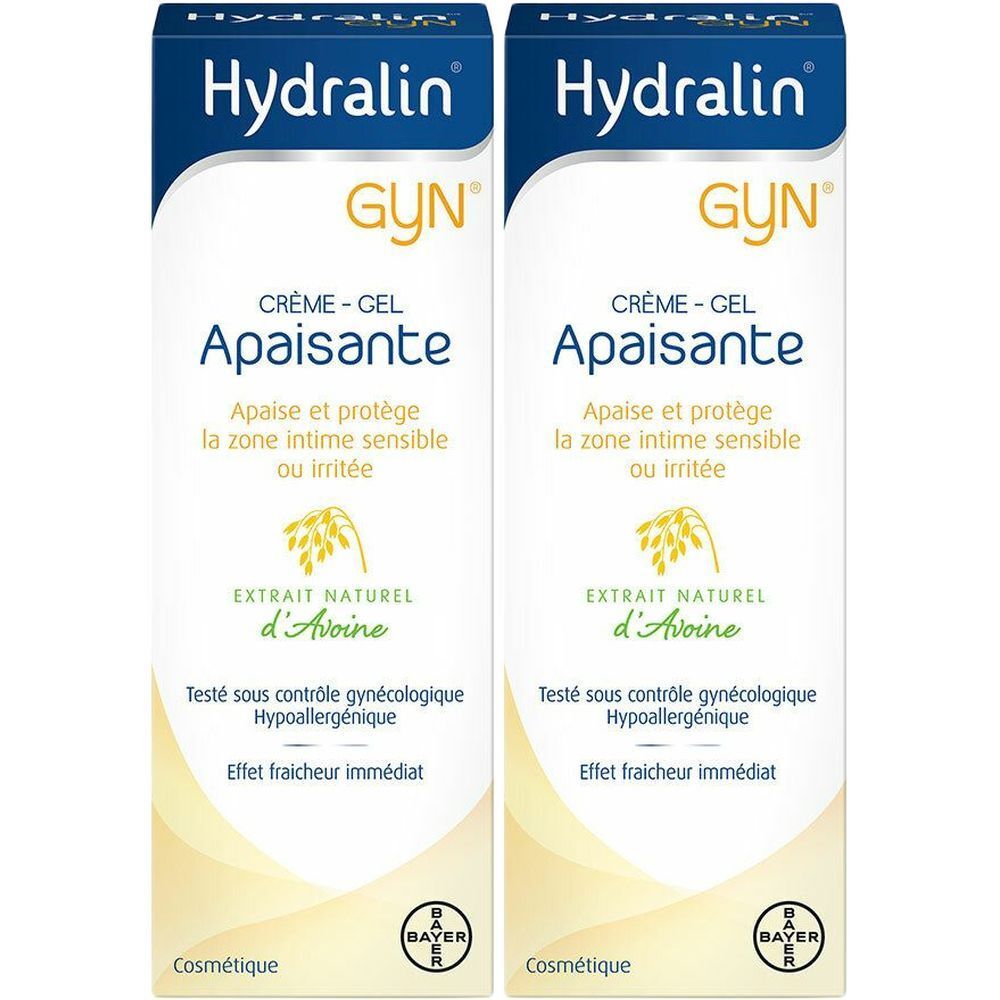 Hydralin Gyn Crème Gel Apaisante 15 g apaise et Protège la Zone Intime