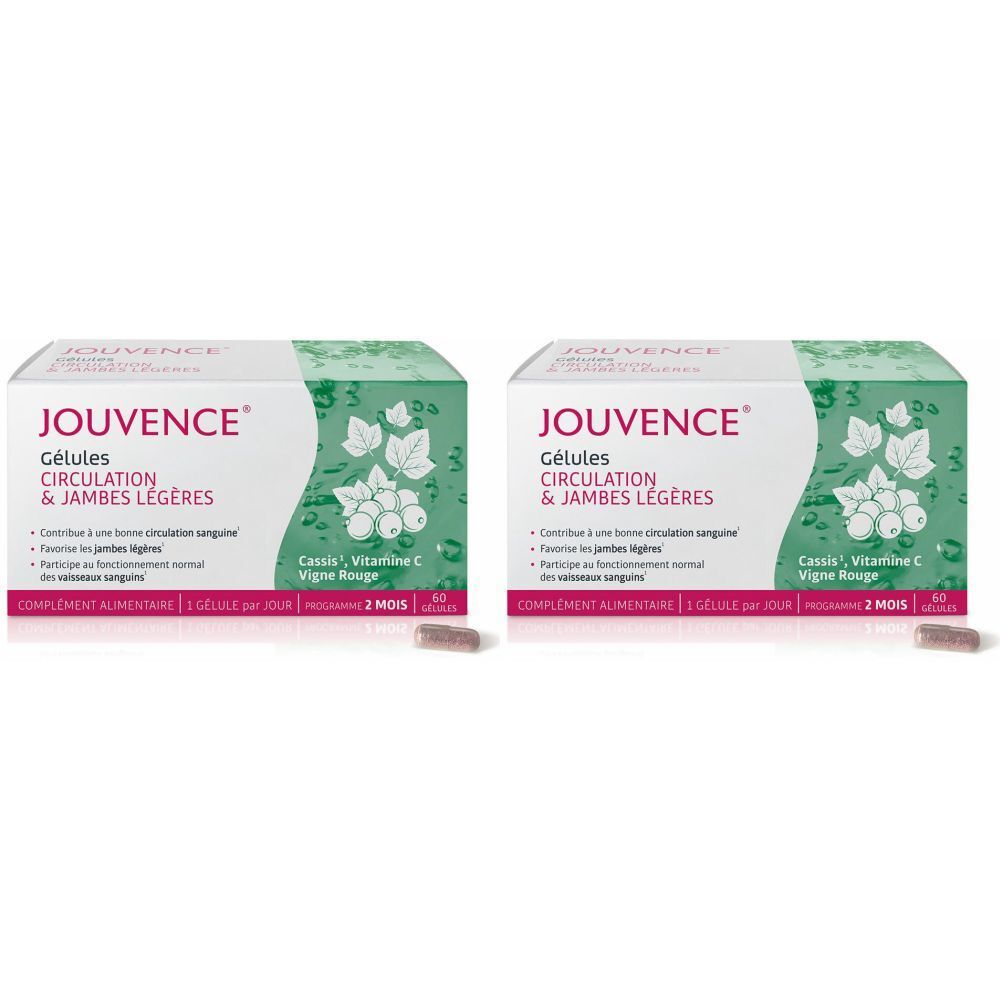 Jouvence Circulation & Jambes Légères Gelules