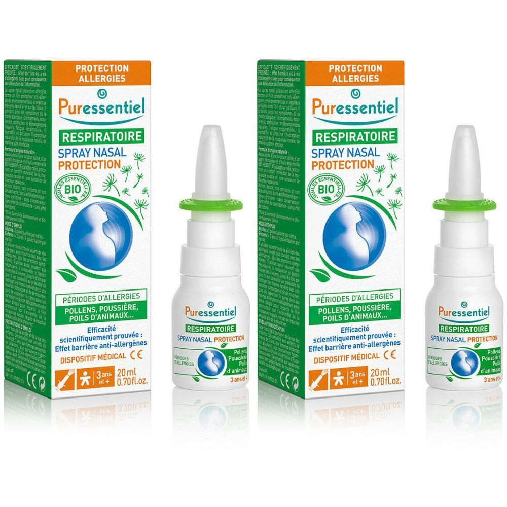 Puressentiel Respiratoire Spray Nasal Protection Allergies aux HE BIO - 20 ml