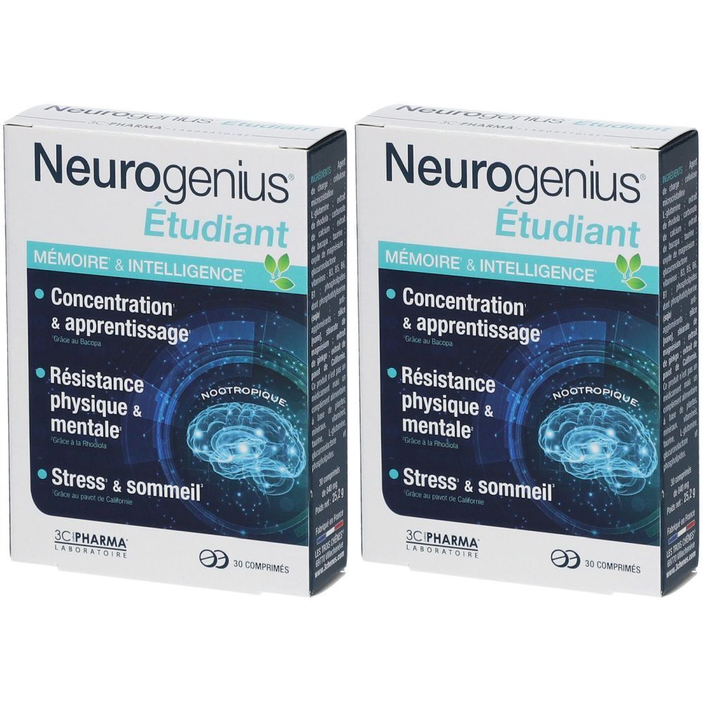3C Pharma® Neurogenius® Étudiant