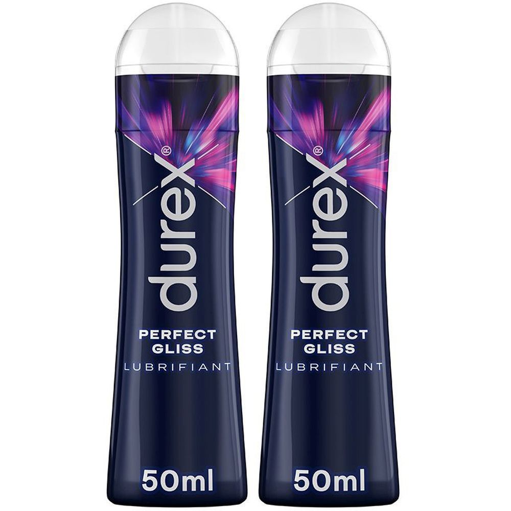 Durex Lubrifiant Perfect Gliss - Lubrifiant à Base de Silicone - Idéal pour le Sexe Anal - 50ml