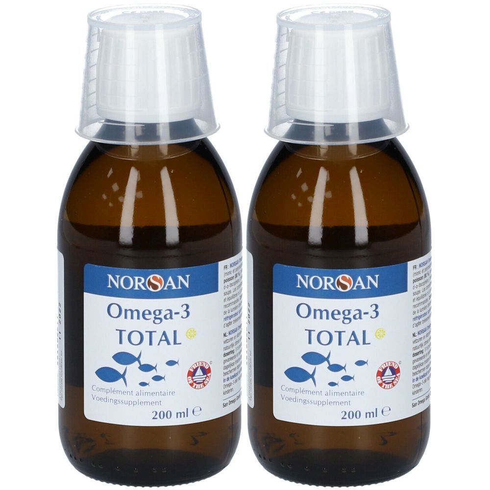 Norsan Omega-3 Total Huile de poisson Citron