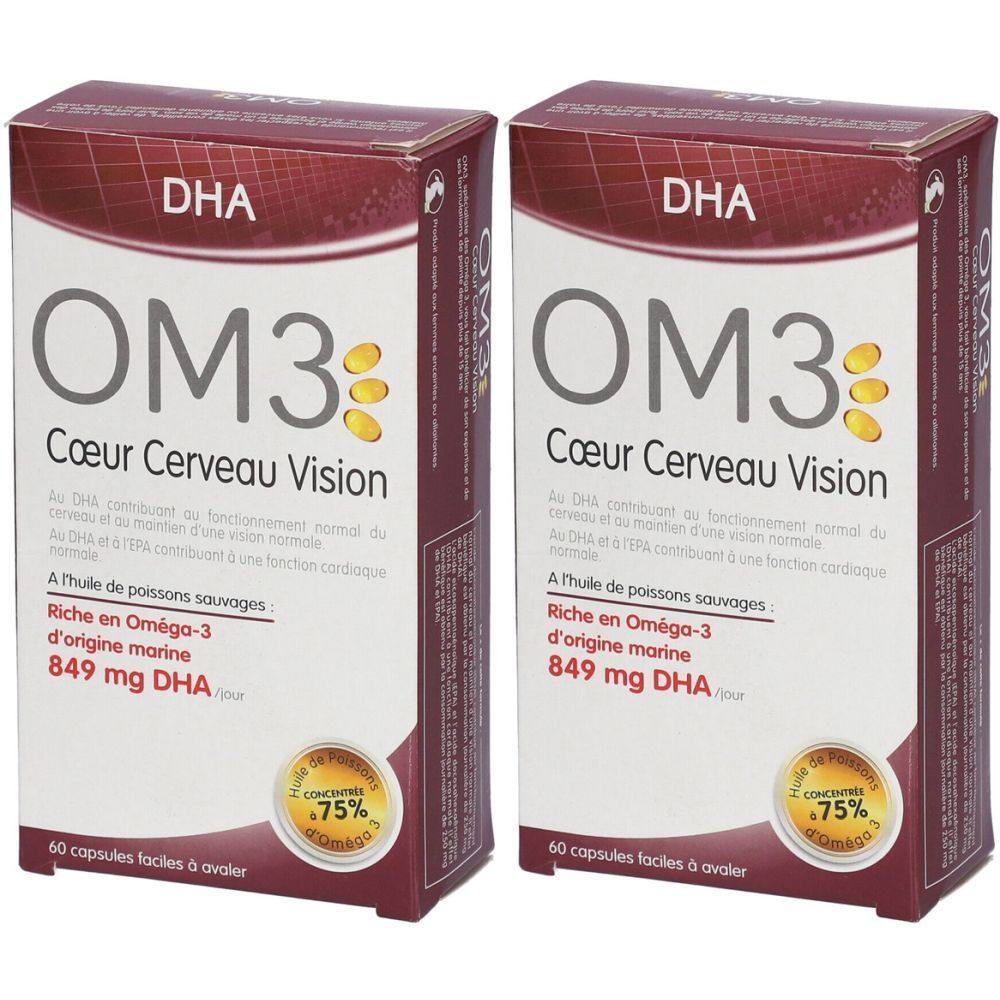 OM3 DHA Coeur Cerveau Vision