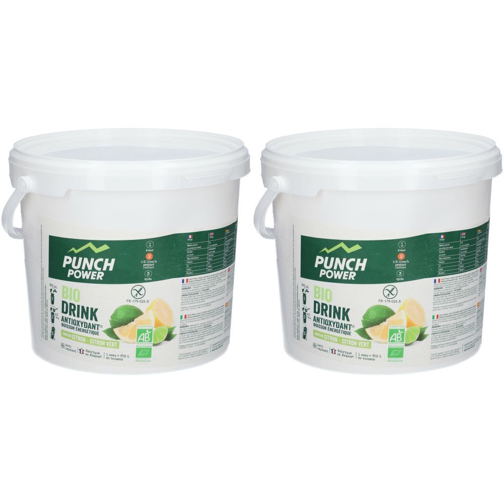 Punch Power Biodrink Antioxydant BIO Citron-Citron Vert