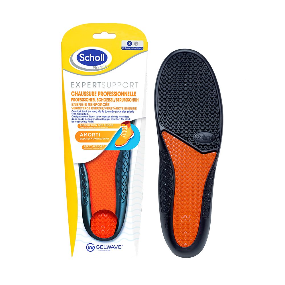 Scholl Expert Support Semelle de Chaussure professionnelle - Taille S : 35,5 - 40,5