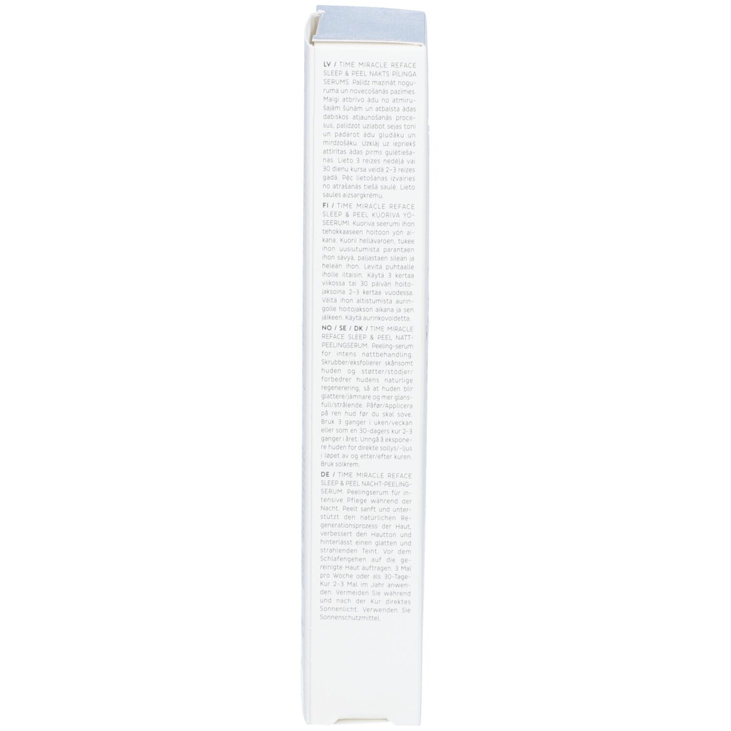 Madara TIME MIRACLE Reface Sleep & Peel Overnight Serum 30ml
