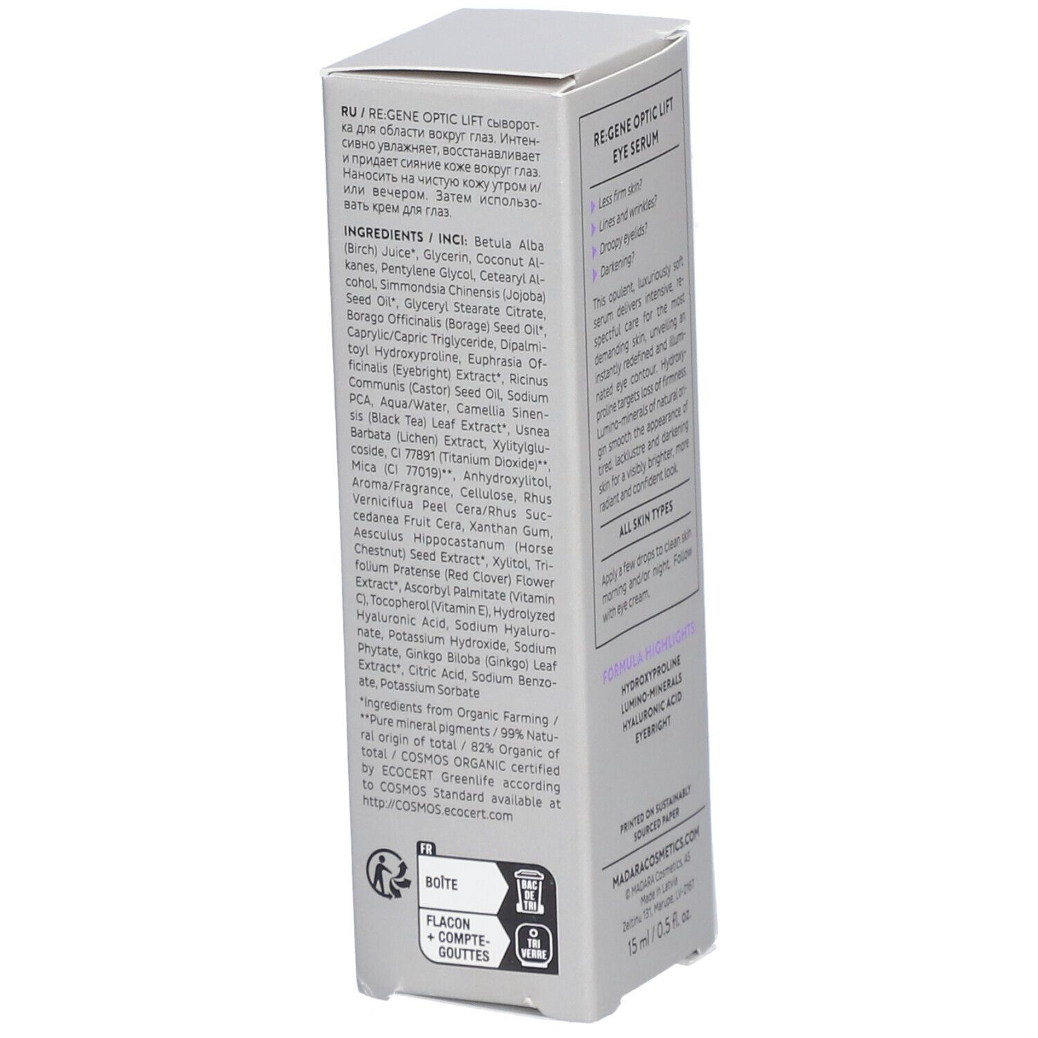 Madara RE:GENE Optic Lift Augenserum 15ml