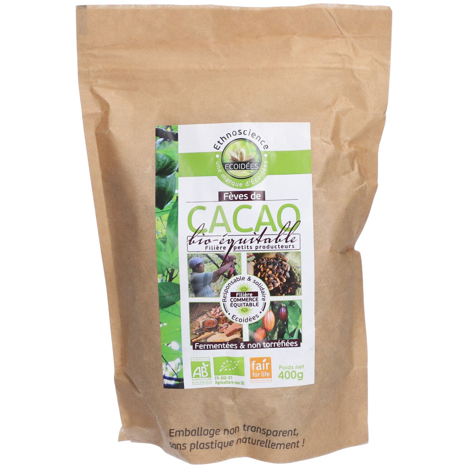 Fèves de Cacao crues Entières du Pérou & Equitable