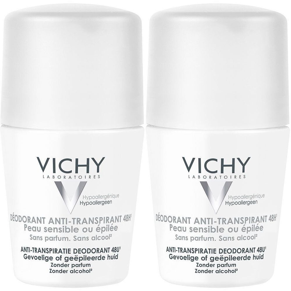 Vichy Déodorant anti-transpirant 48h - roll-on - Peau sensible 50ml