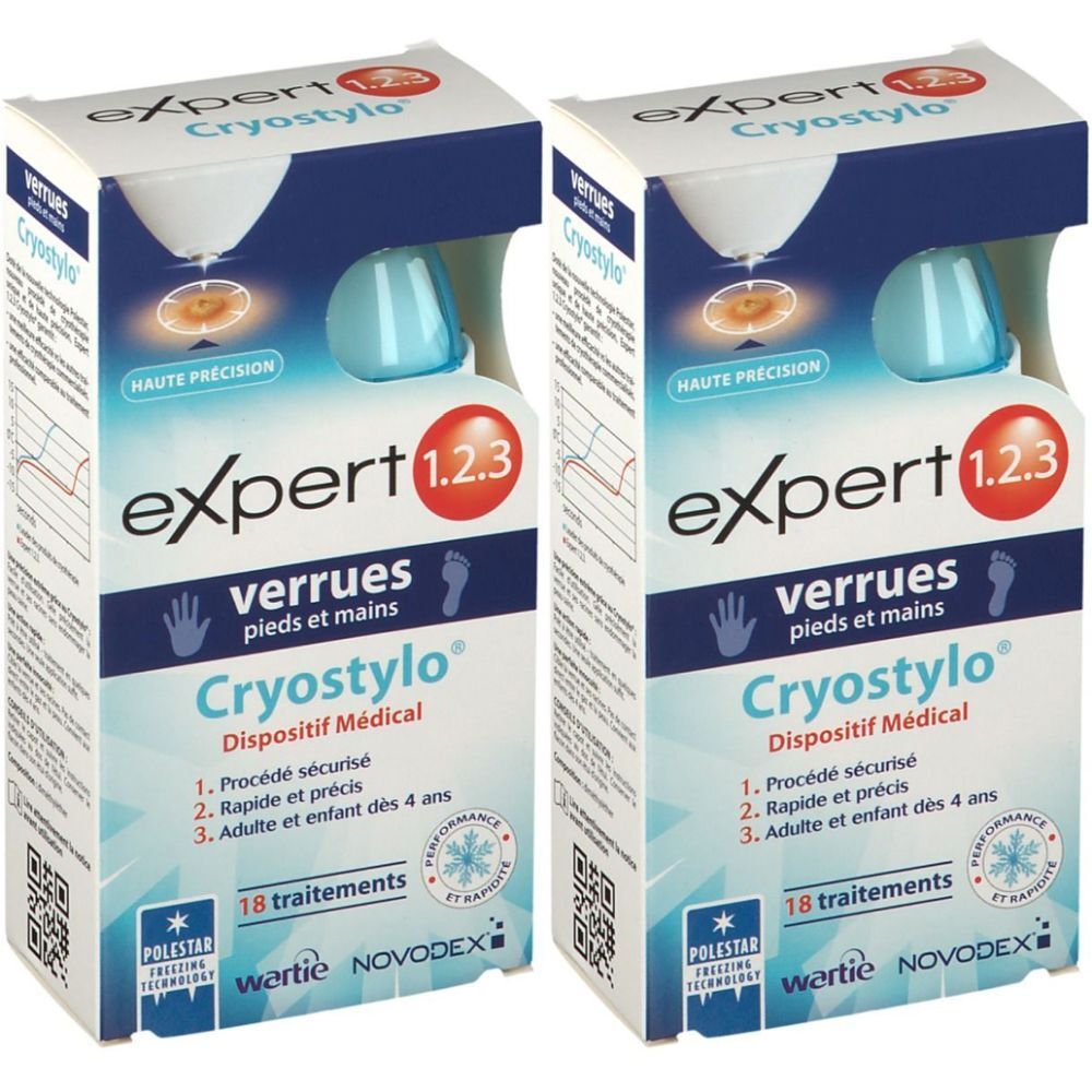 Novodex Expert 1.2.3 verrues Cryostylo