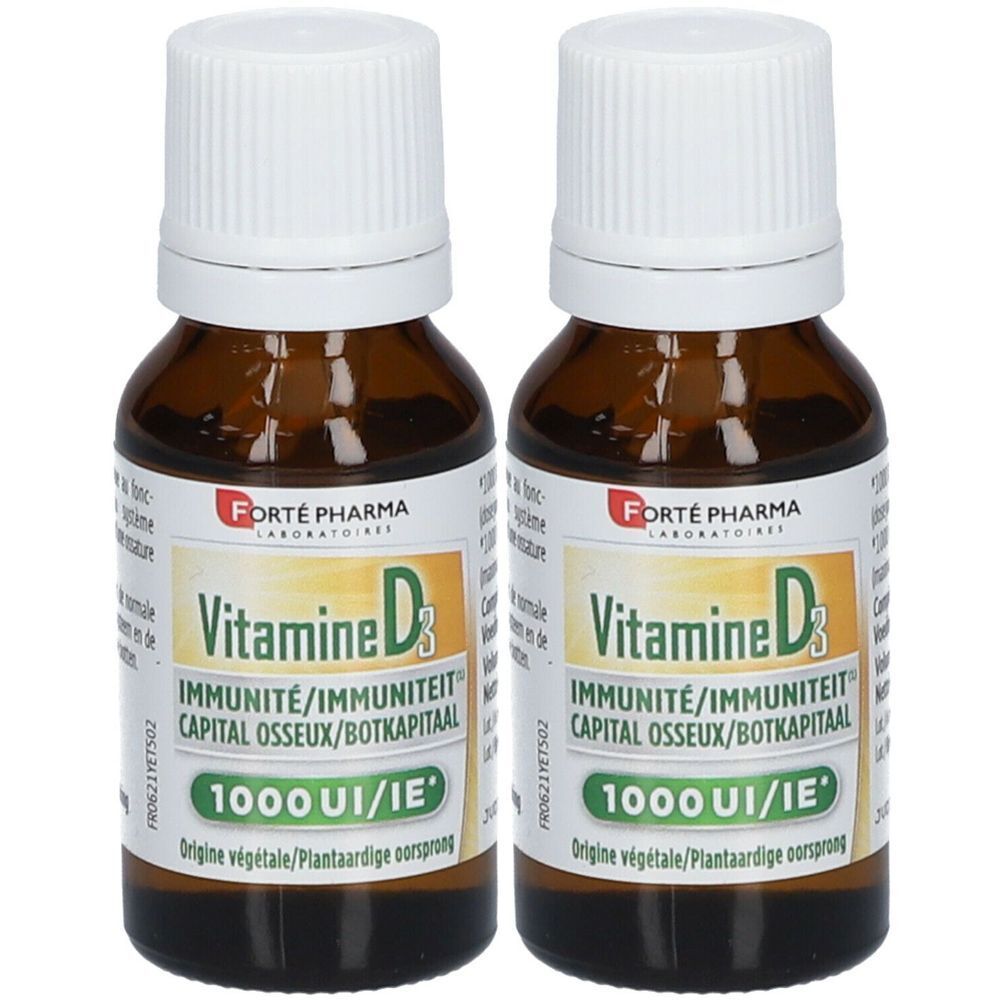 Forté Pharma Vitamine D3 1000 UI