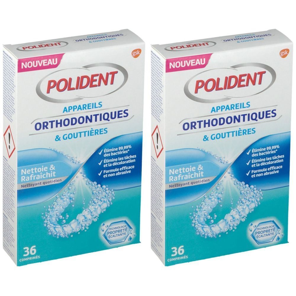 Polident® Nettoyant Appareils Orthodontiques & Gouttières