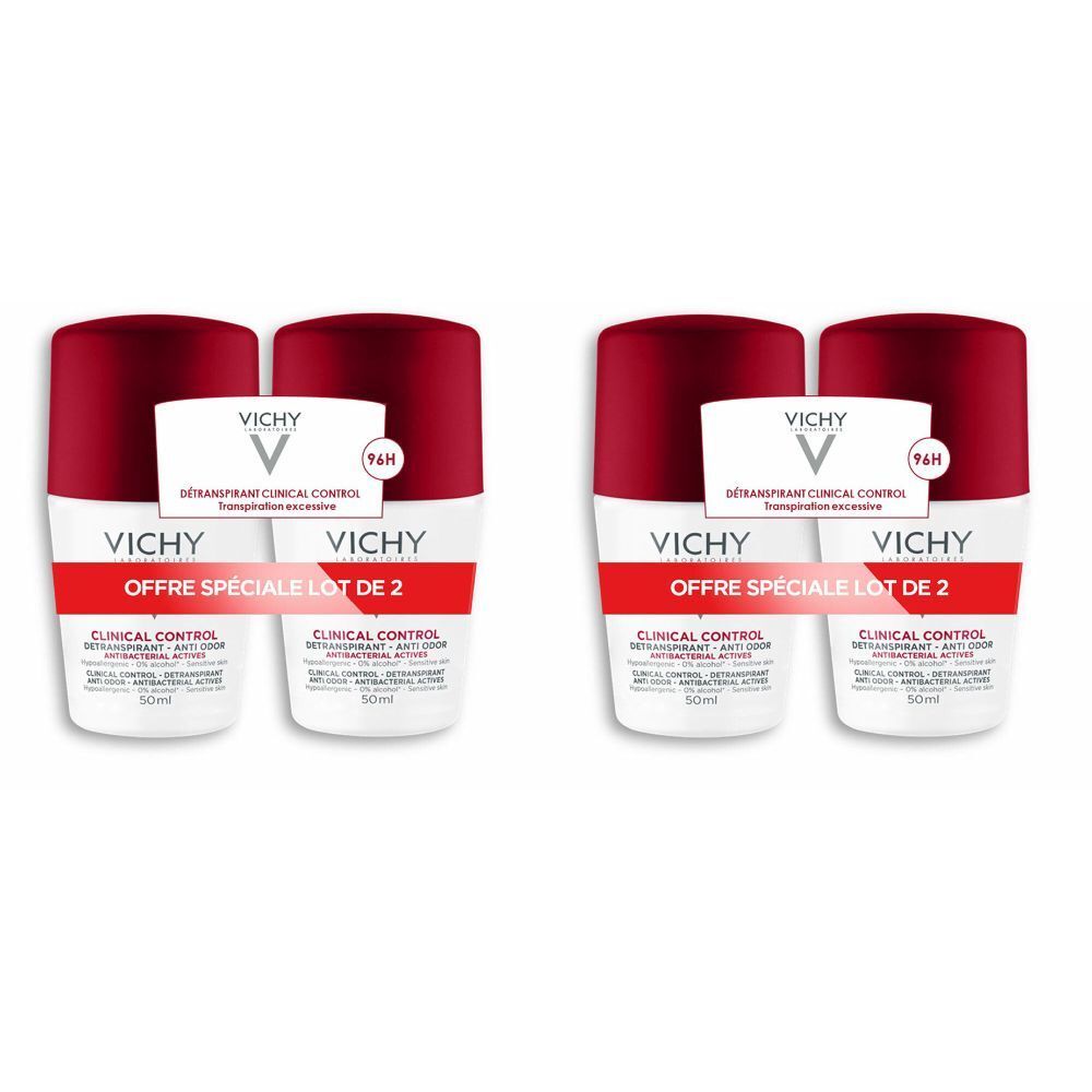 Vichy Clinical Control Déodorant Détranspirant 96 H Roll'on
