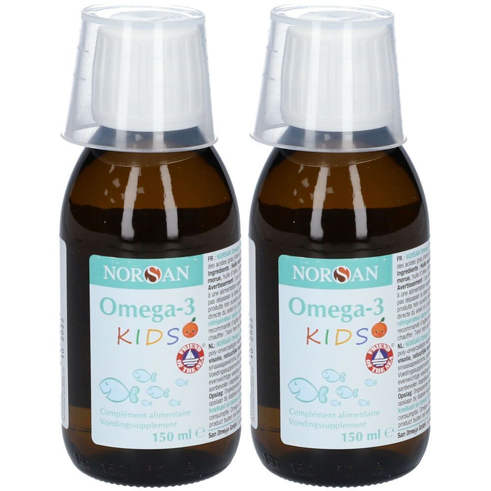 Norsan Omega-3 Kids Huile de poisson Orange