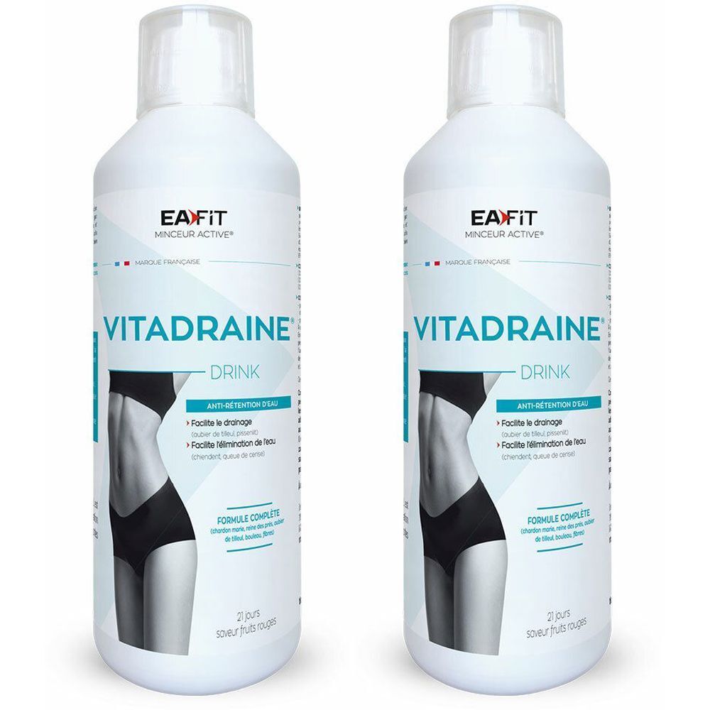 EA Fit Vitadraine® Drink Draineur / Anti-rétention d'eau - Fruits rouges