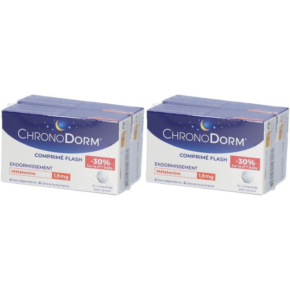 Chronodorm® Flash tablet Mélatonine 1,9 mg