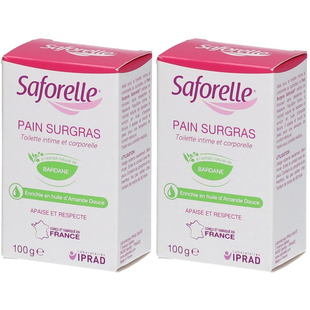 Saforelle® Pain de toilette surgras