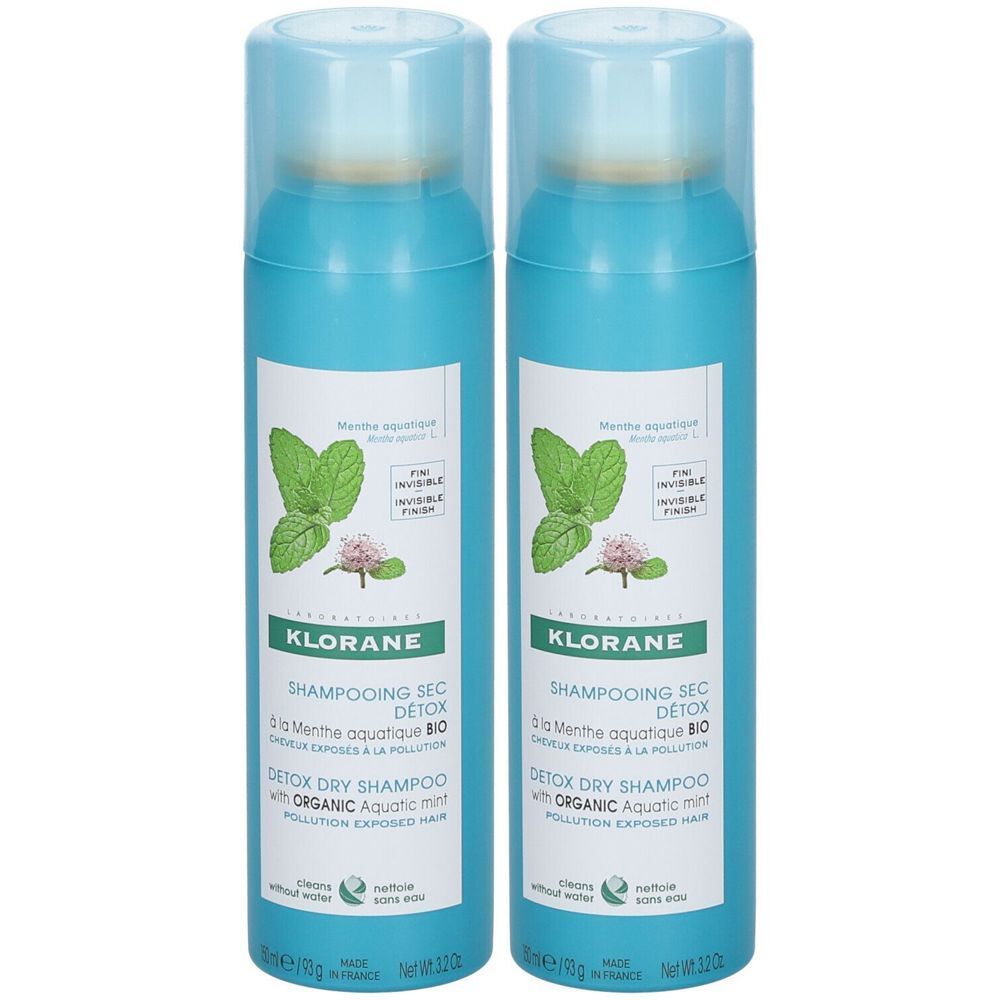 Klorane Shampoing sec à la Menthe aquatique BIO