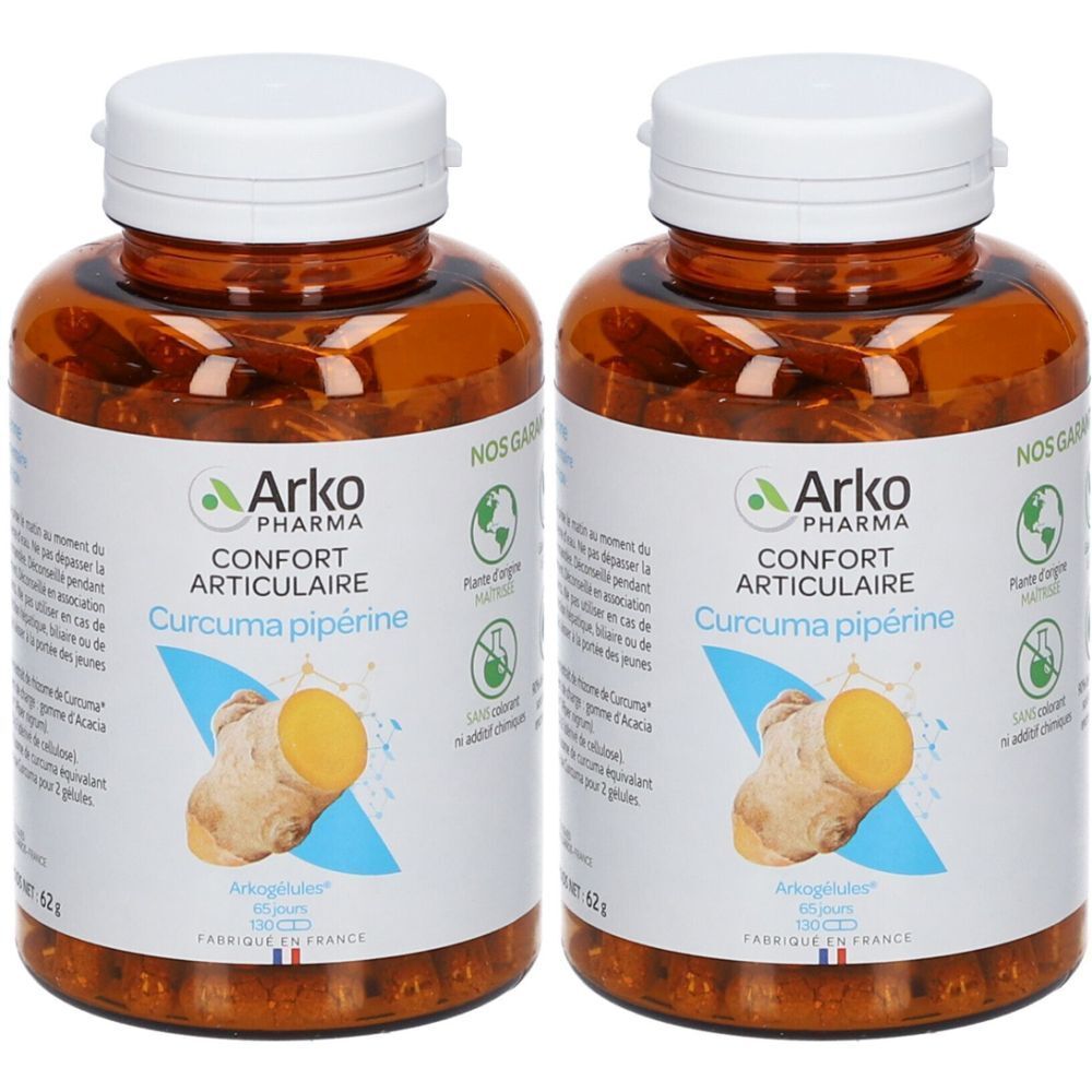 Arkopharma Arkogélules Curcuma pipérine bio