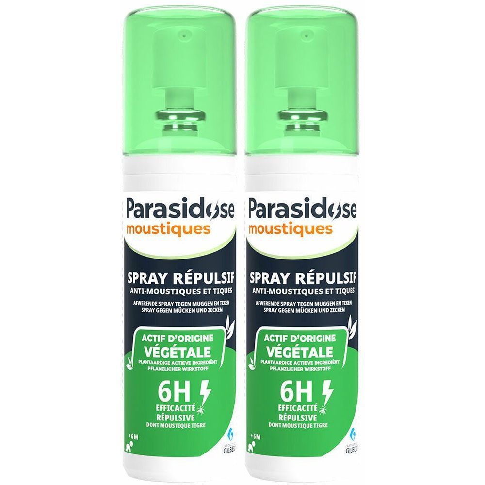 Parasidose Moustiques Zones Tropicales et Zones Tempérées Spray Répulsif Végétal