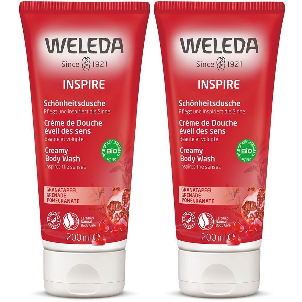 Weleda Inspire Crème de Douche éveil des sens à la Grenade