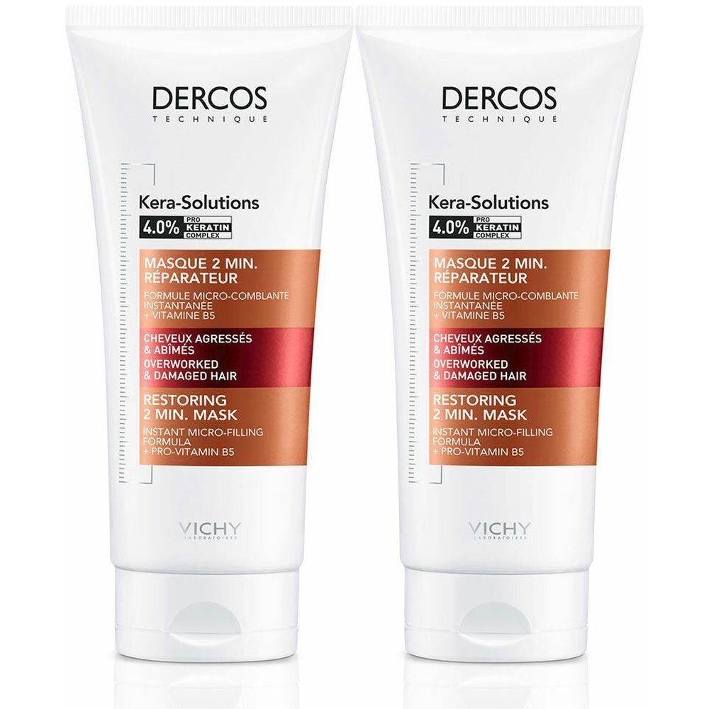 Vichy Dercos Technique Kera-Solutions Masque 2min. Réparateur 200ml