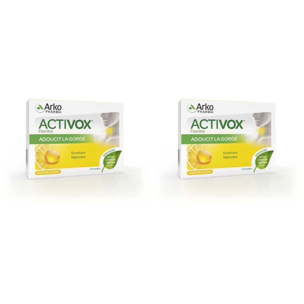 Arkopharma Activox® Pastilles pour la gorge sans sucre au miel