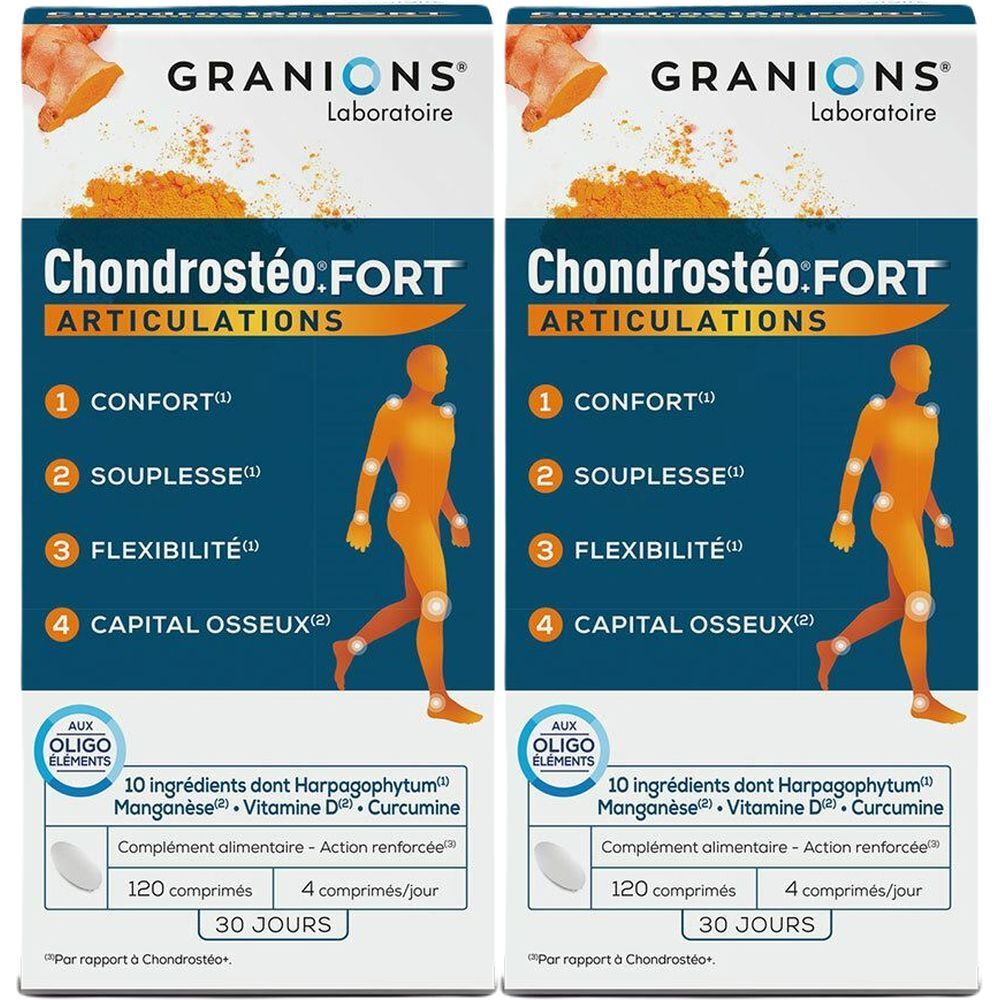 Laboratoire des Granions® Chondrostéo®+ Fort Articulations