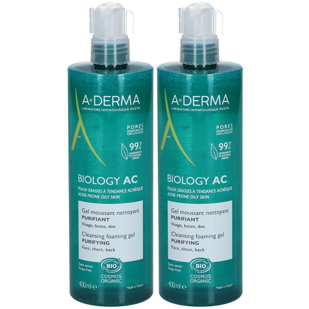 A-Derma Biology AC Gel moussant nettoyant purifiant