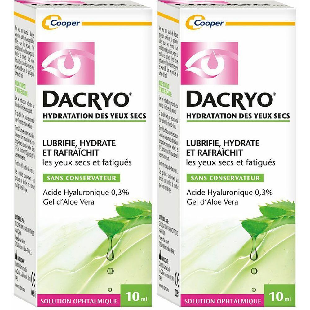 Dacryo Hydratation DES Yeux Secs 10Ml